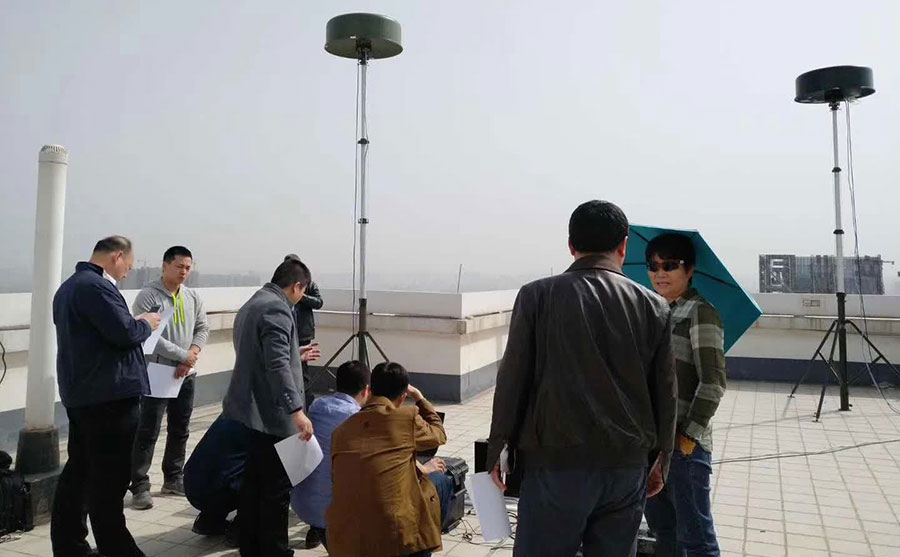 靈信科技無(wú)人機(jī)偵測(cè)設(shè)備現(xiàn)場(chǎng)測(cè)試