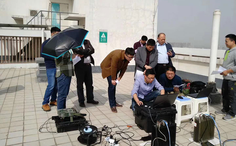 靈信科技無(wú)人機(jī)偵測(cè)設(shè)備現(xiàn)場(chǎng)測(cè)試